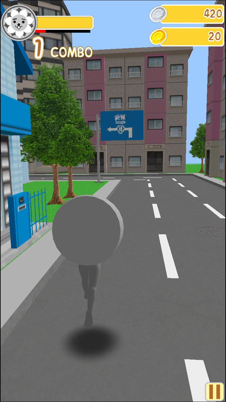 androidアプリ にしこくん 瓦RUN!攻略スクリーンショット3
