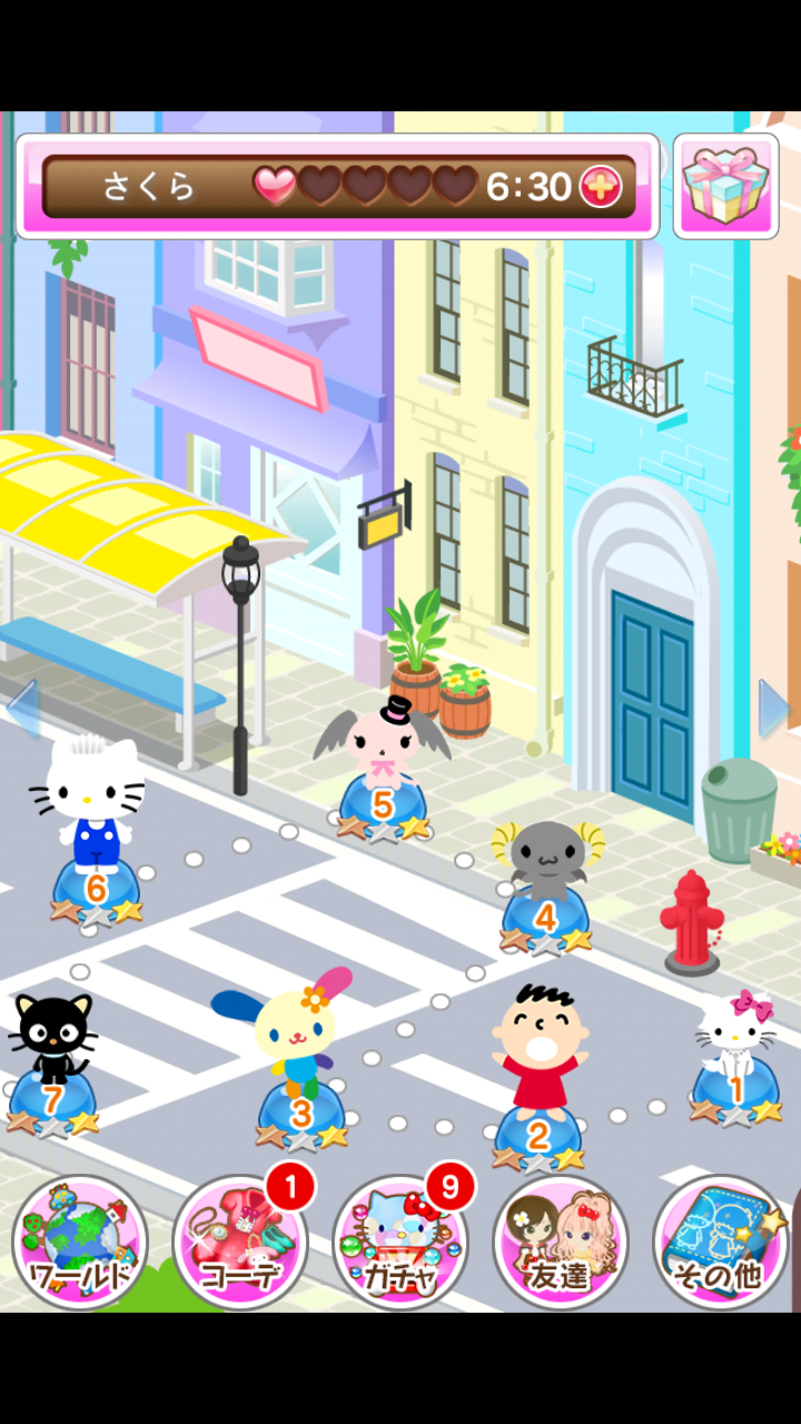 ハローキティのパズルチェイン androidアプリスクリーンショット1