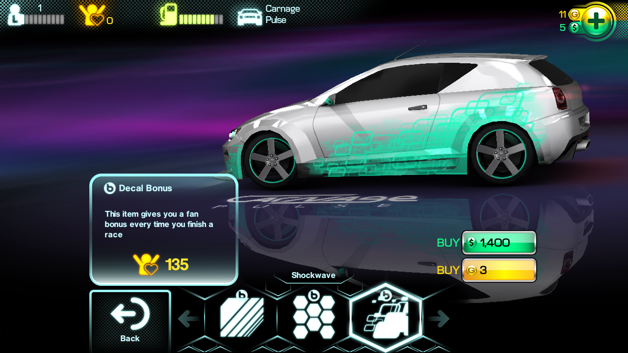 androidアプリ Blur Overdrive攻略スクリーンショット4