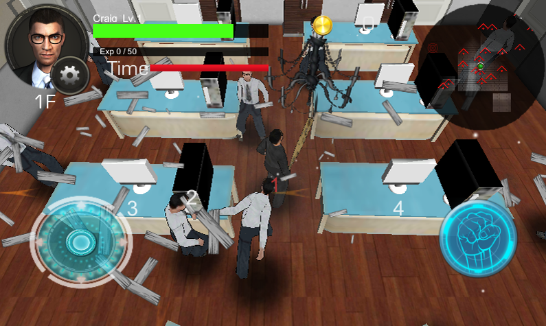 サラリーマンの逆襲 3D androidアプリスクリーンショット1
