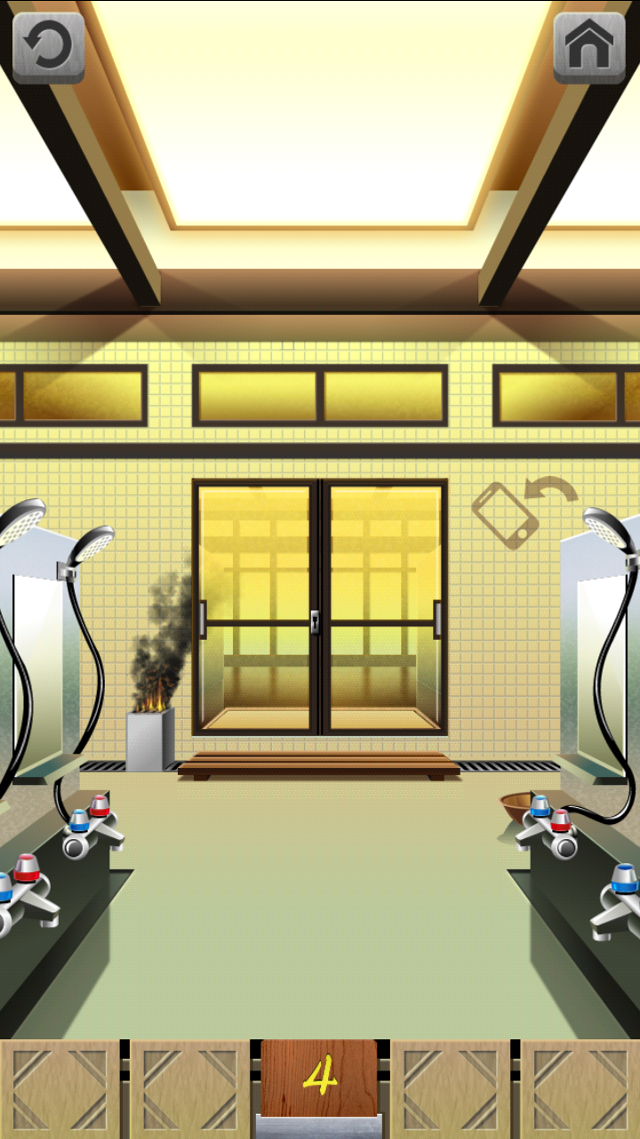 脱出ゲーム “100 銭湯” androidアプリスクリーンショット1