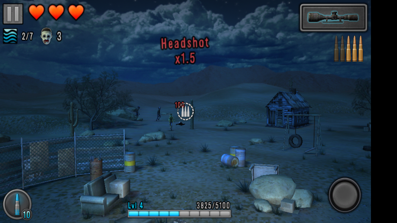 androidアプリ Last Hope - Zombie Sniper 3D攻略スクリーンショット4