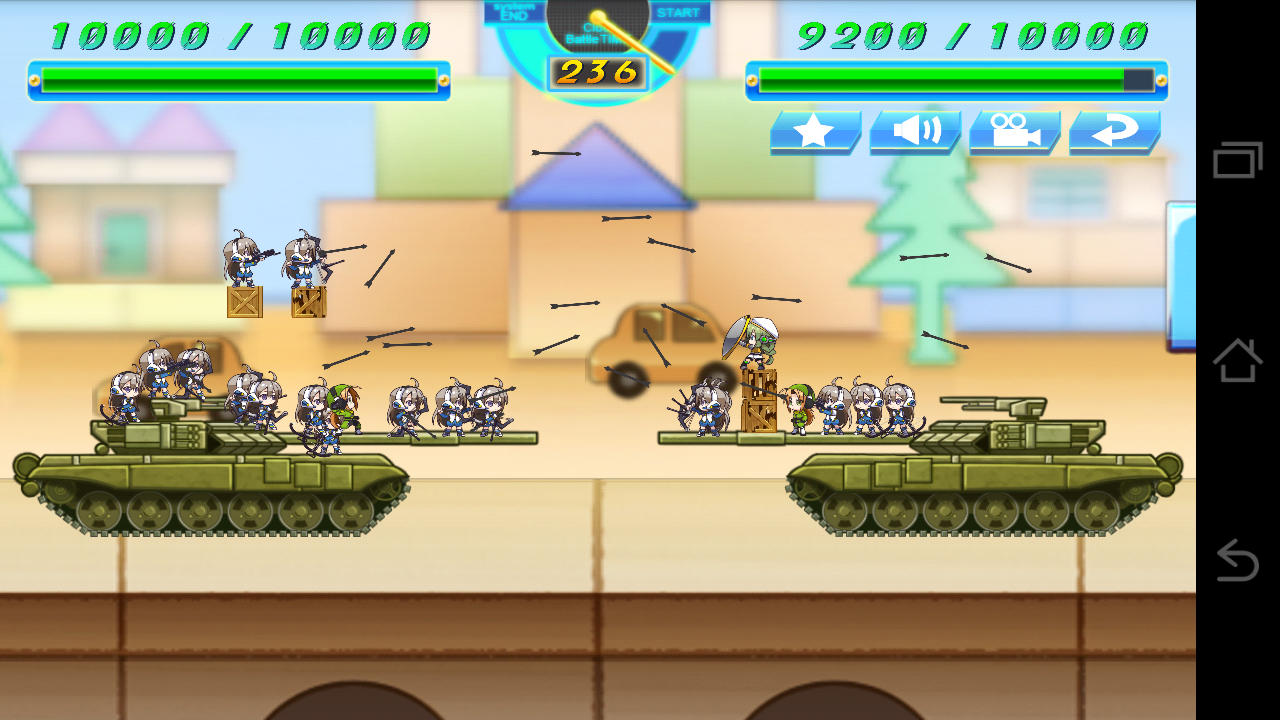 対戦！SDウォーズ androidアプリスクリーンショット1
