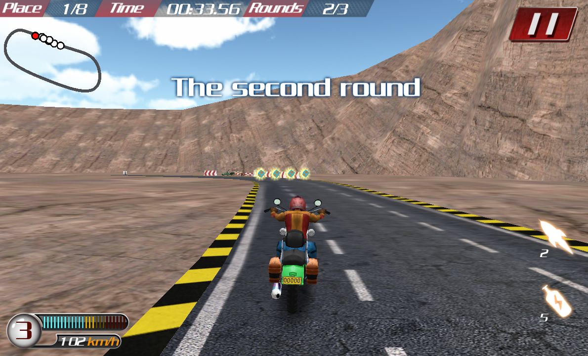androidアプリ バイクカーブハリケーン攻略スクリーンショット4