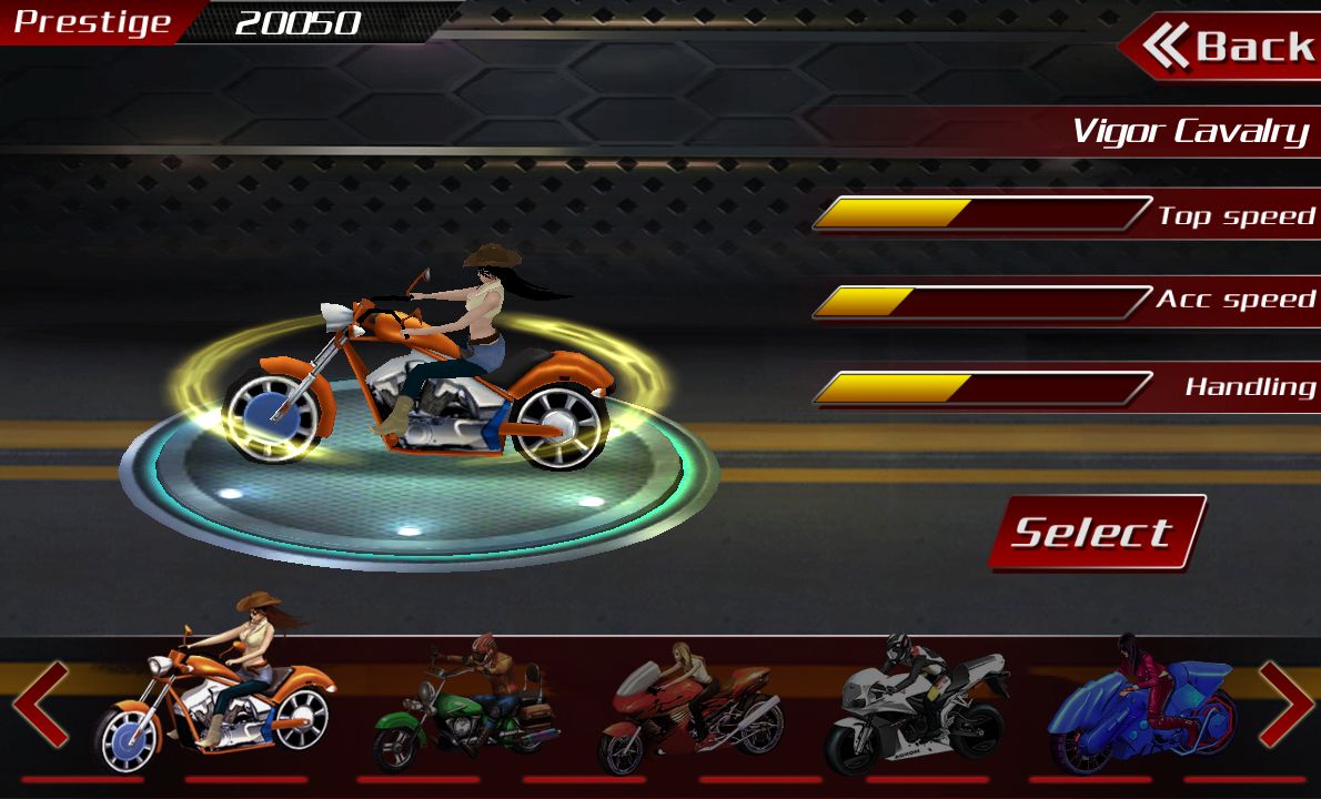 バイクカーブハリケーン androidアプリスクリーンショット2