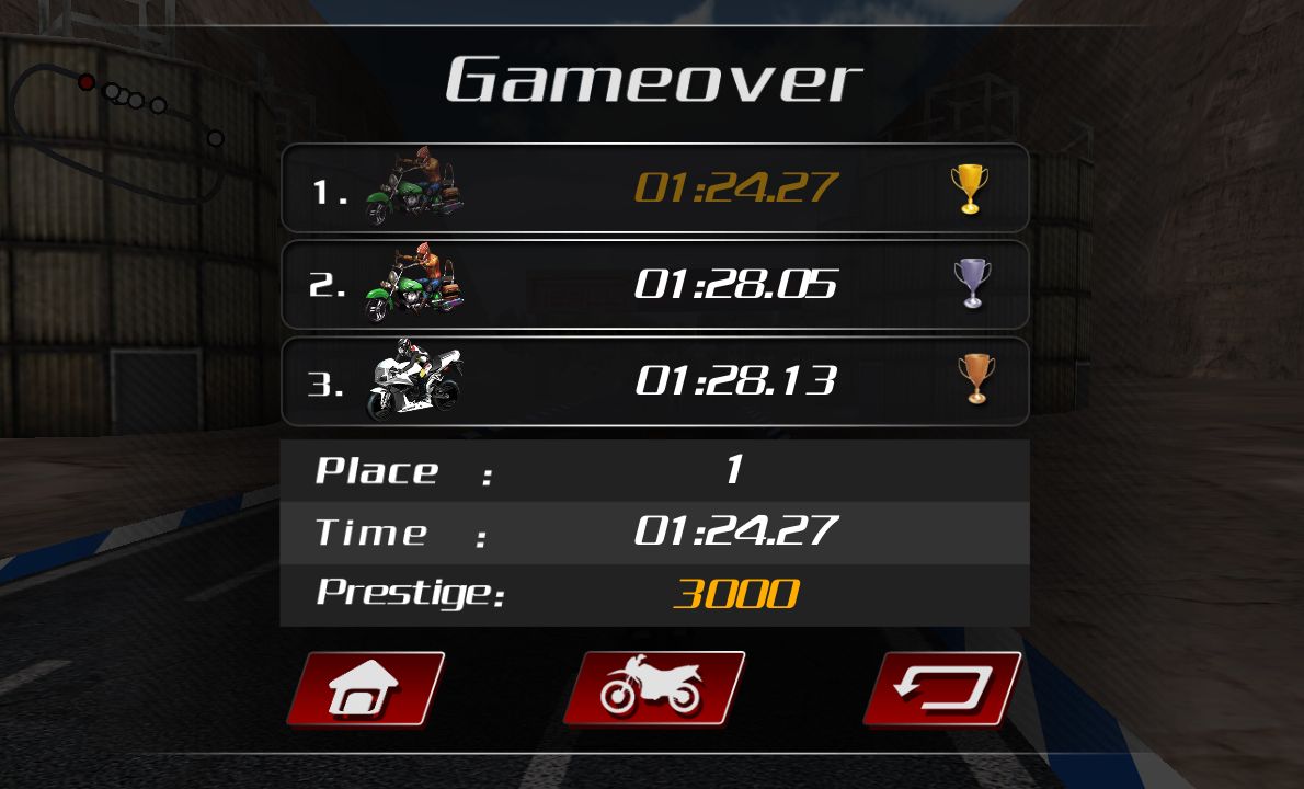 バイクカーブハリケーン androidアプリスクリーンショット3