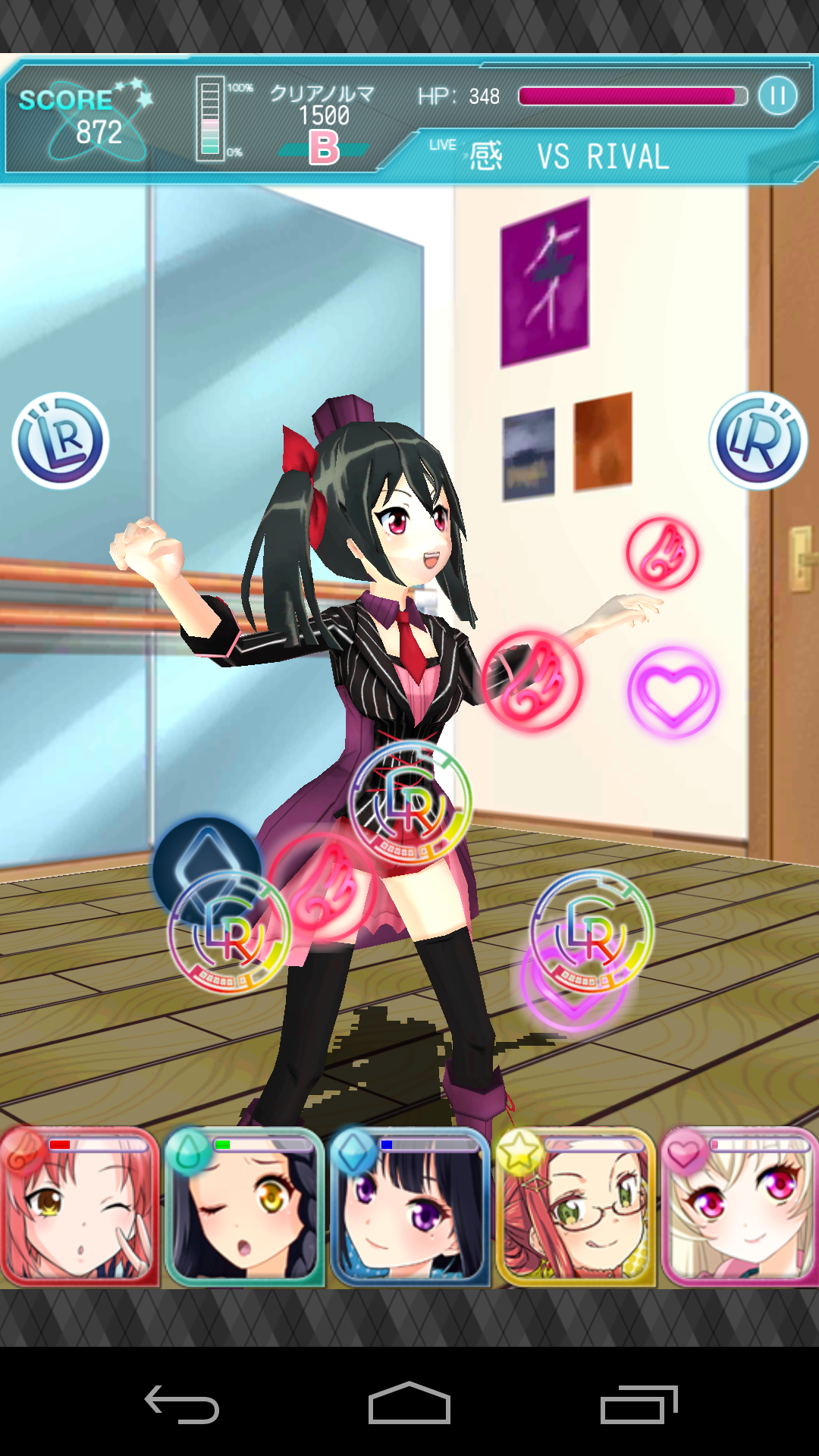 アイドリズム ～アイドル育成×リズムアクションゲーム～ androidアプリスクリーンショット1