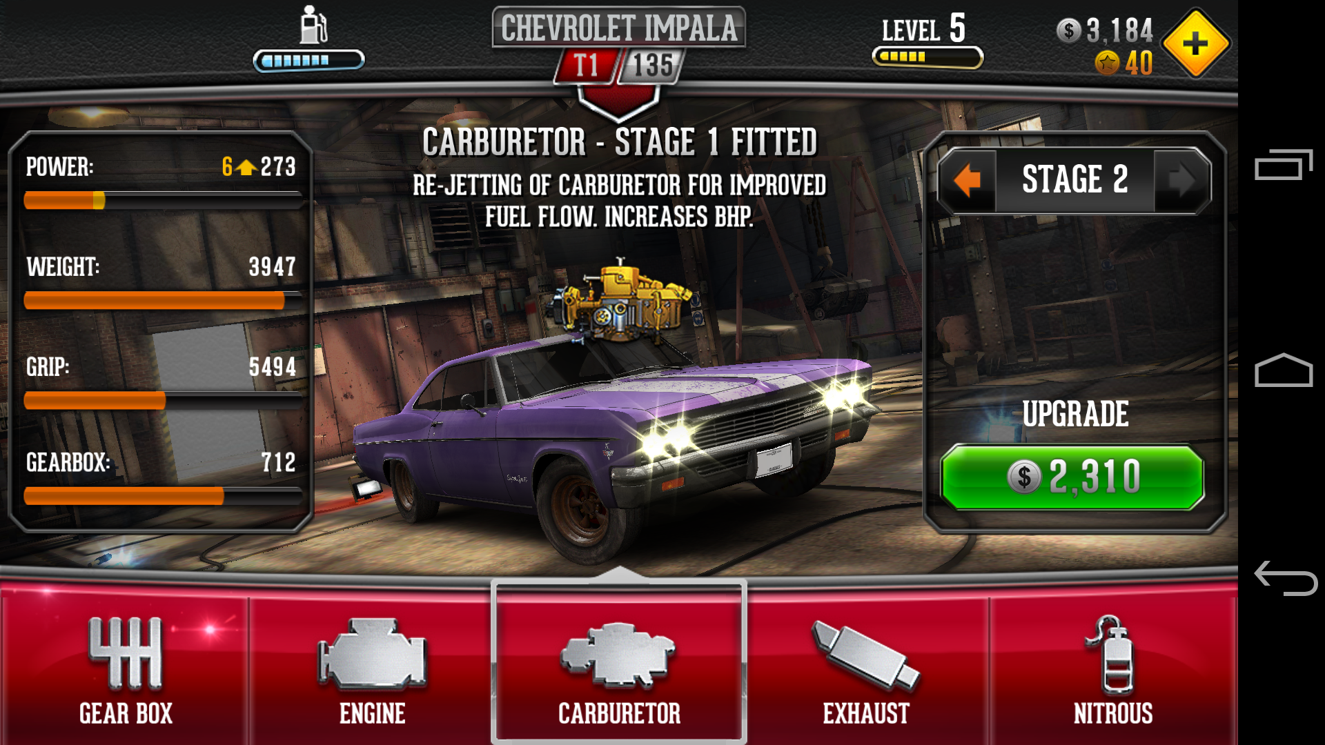 androidアプリ CSR Classics攻略スクリーンショット5