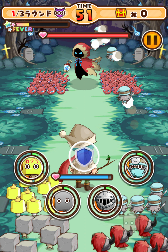 androidアプリ [ぶん投げRPG] かぶりん！攻略スクリーンショット3