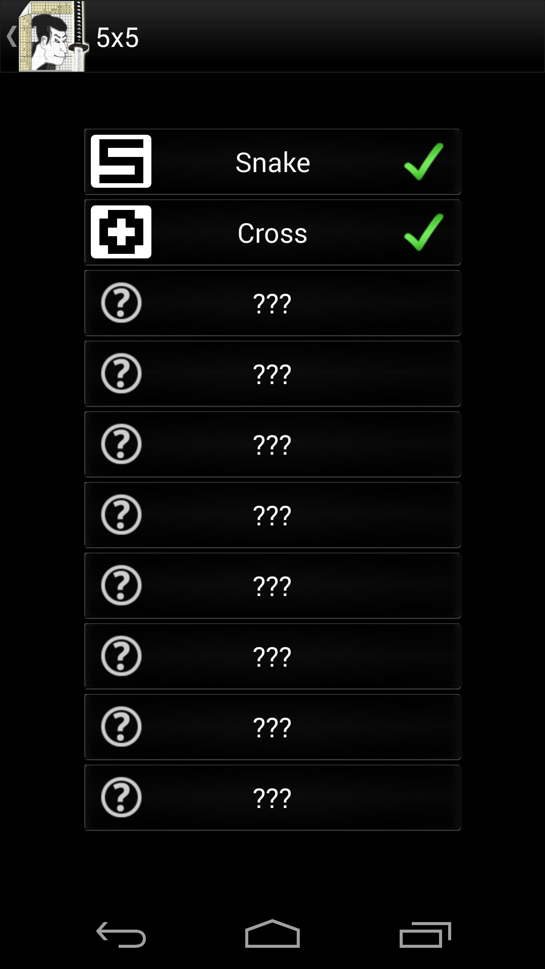 androidアプリ Nonograms Katana攻略スクリーンショット1