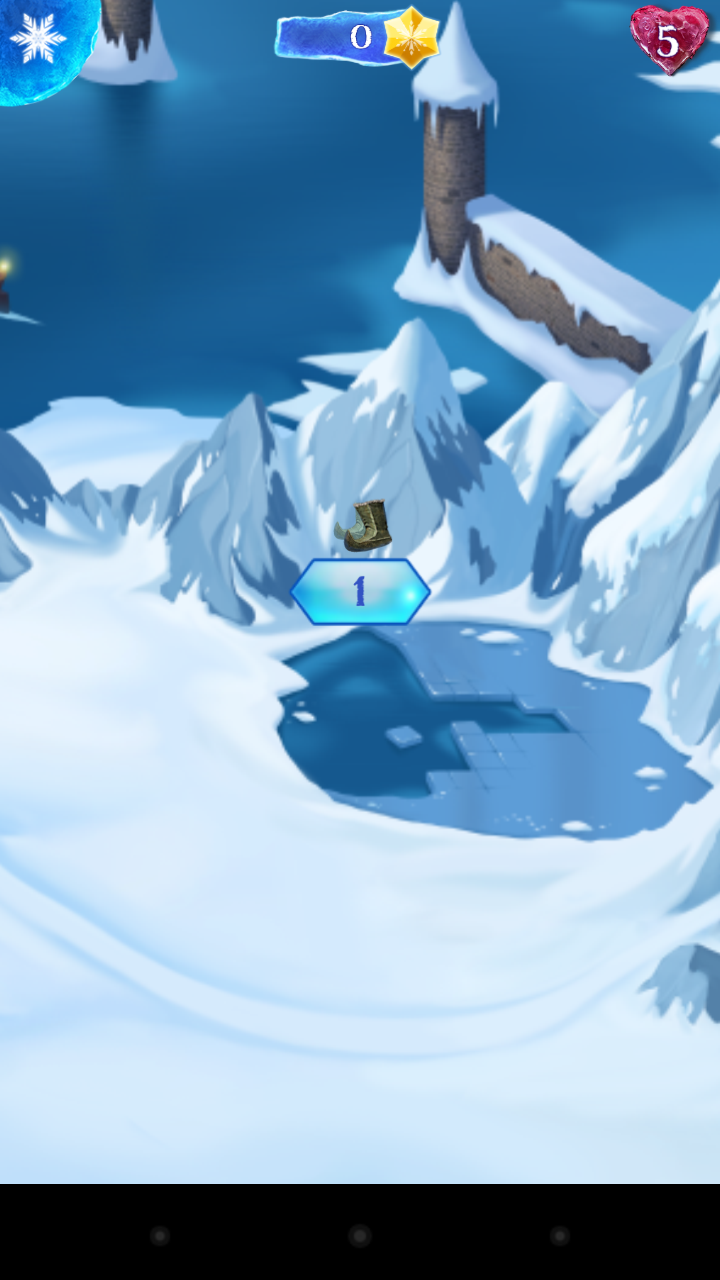 androidアプリ アナと雪の女王: Free Fall攻略スクリーンショット2