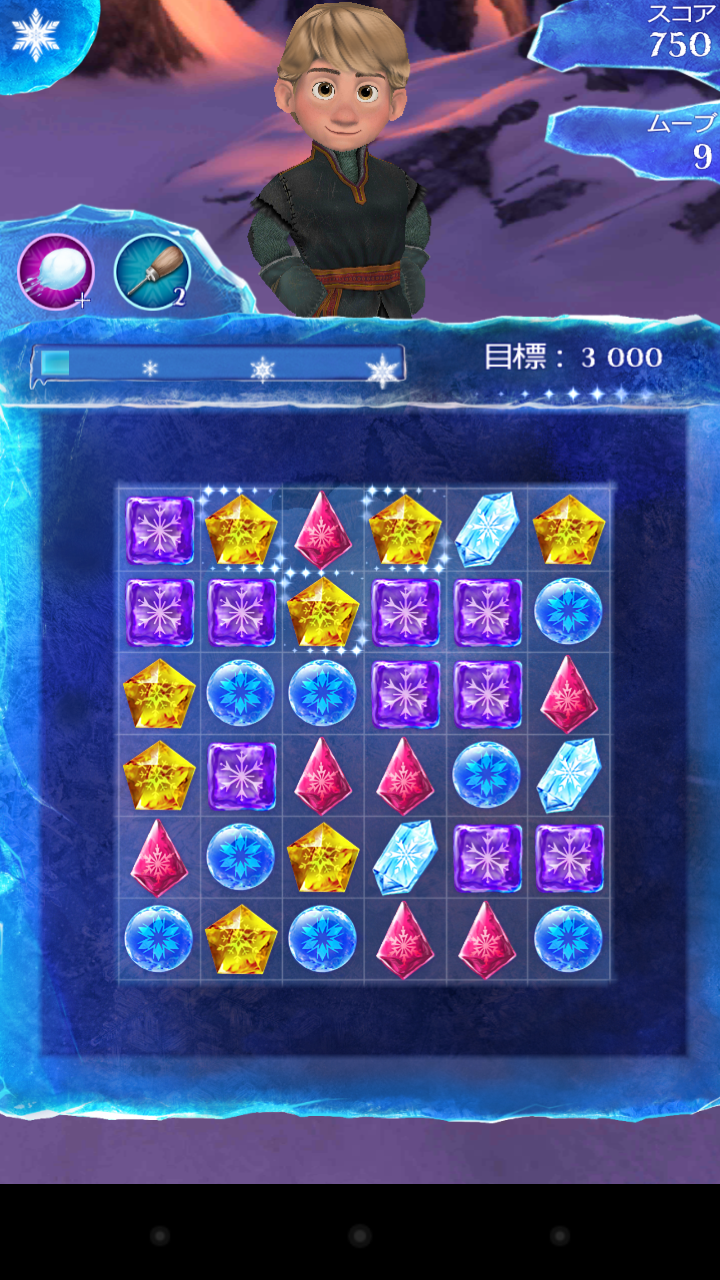 androidアプリ アナと雪の女王: Free Fall攻略スクリーンショット4