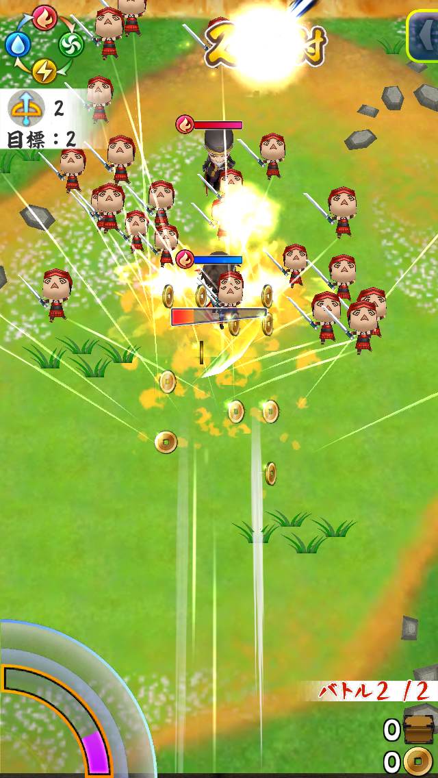 androidアプリ 戦国無双シュート攻略スクリーンショット5