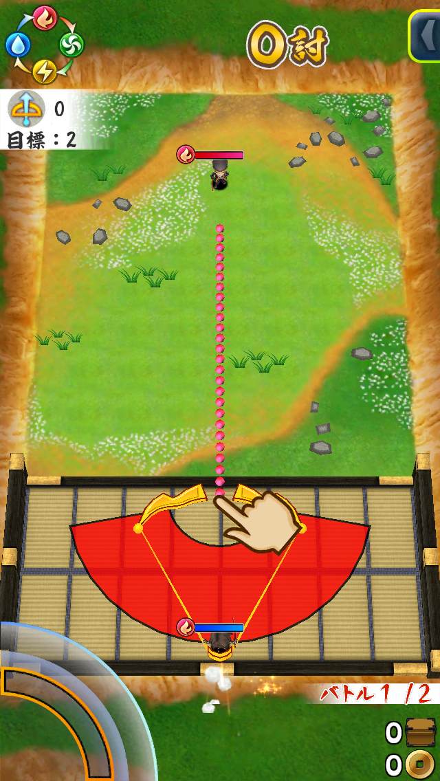 戦国無双シュート androidアプリスクリーンショット1