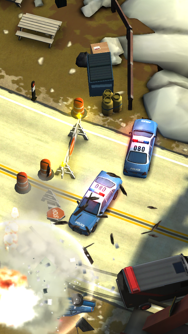 androidアプリ Smash Bandits Racing攻略スクリーンショット3
