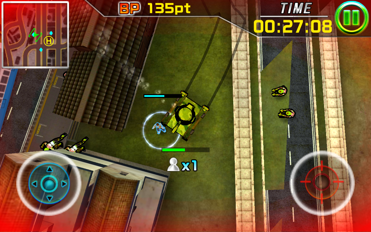 androidアプリ 激突!ゾンビvs戦車!攻略スクリーンショット2