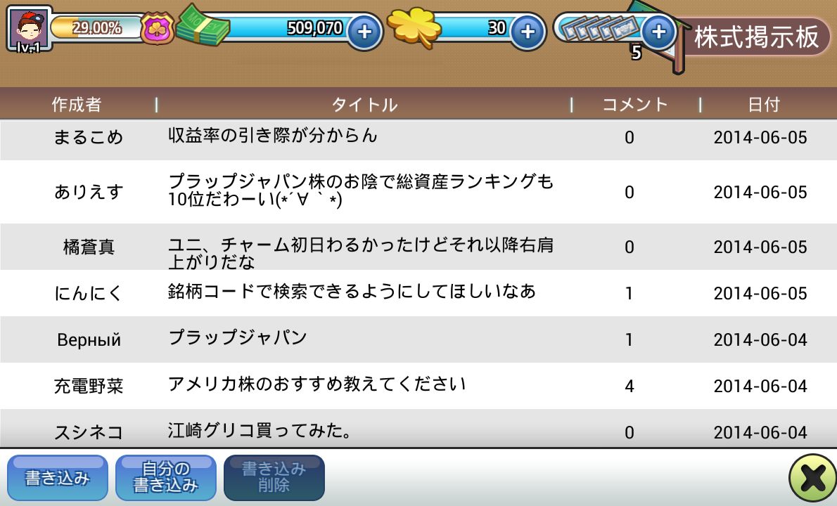 GO! GO! 株シティ-泣いて 笑って 億万長者- androidアプリスクリーンショット3