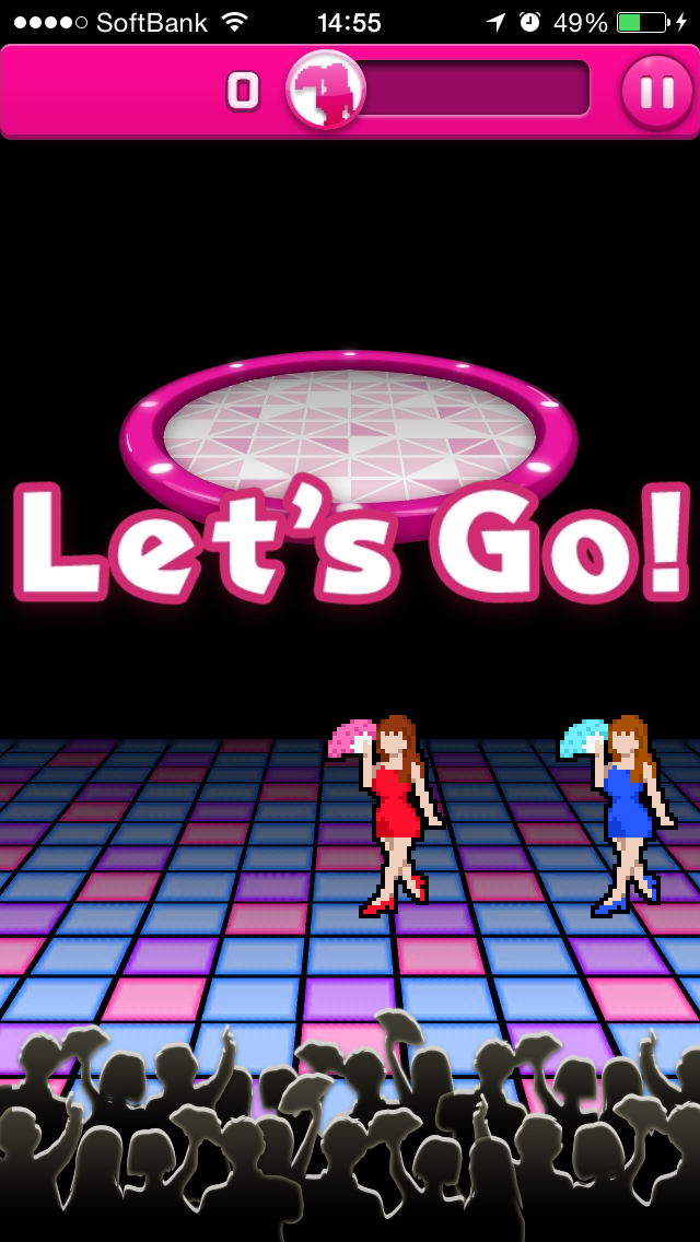 androidアプリ Julie&AnaのTOKYO DISCO攻略スクリーンショット1