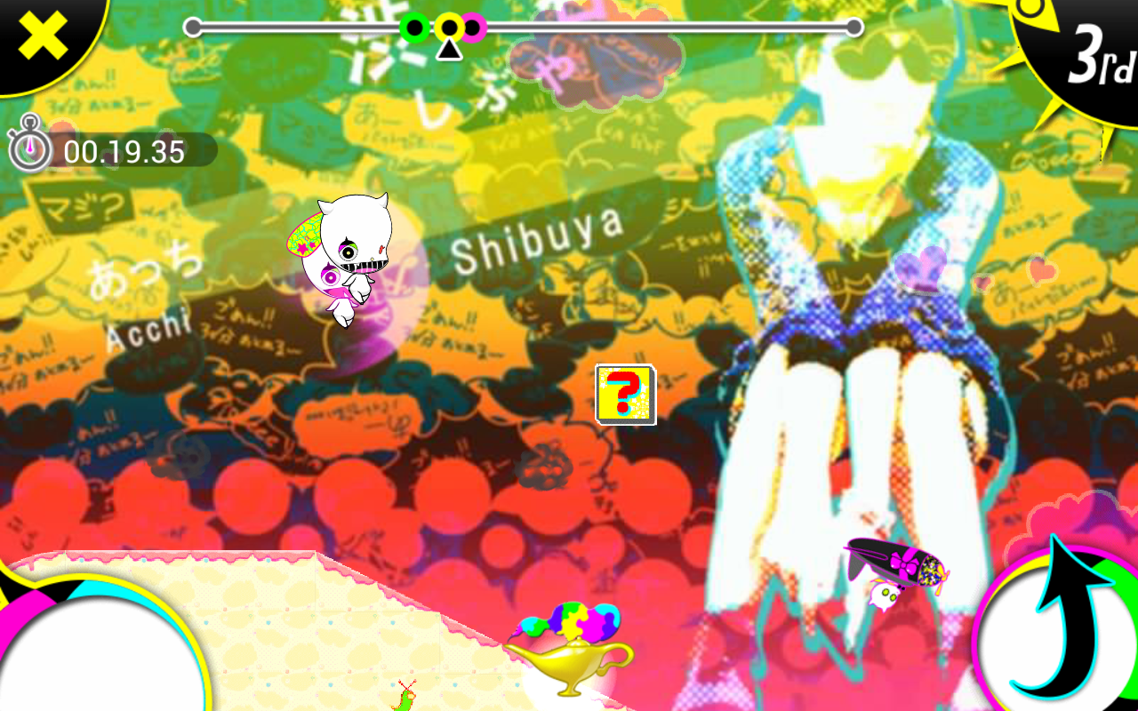 逃げまくれ！こーびぃ・ざ・らん androidアプリスクリーンショット1