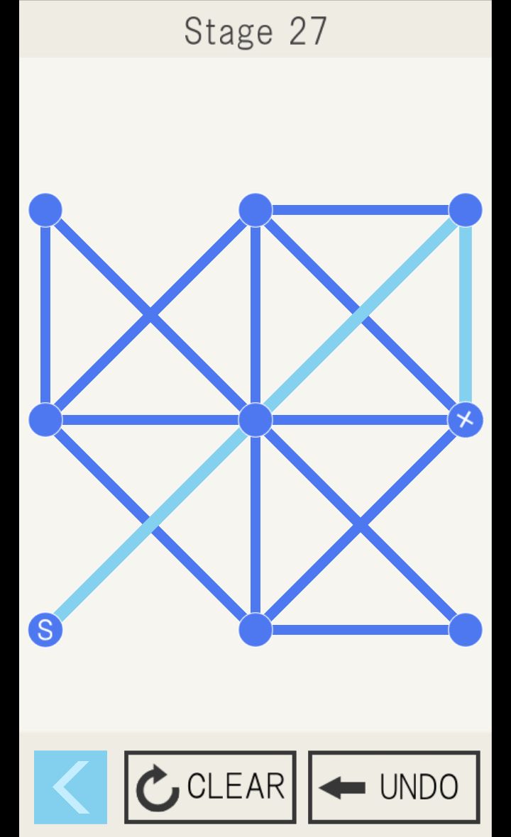 androidアプリ 一筆書き~自分で作ったステージが遊べるパズルゲーム~攻略スクリーンショット2