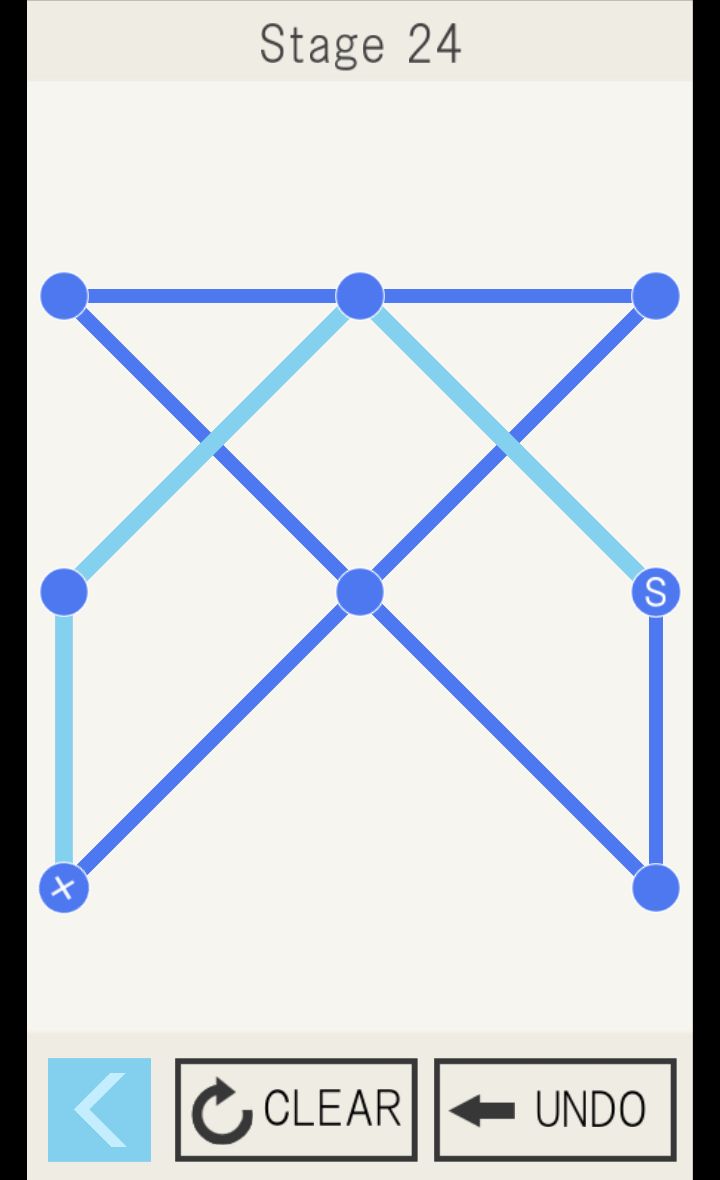 一筆書き～自分で作ったステージが遊べるパズルゲーム～ androidアプリスクリーンショット1