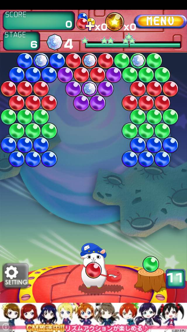 androidアプリ バブルバニー攻略スクリーンショット2