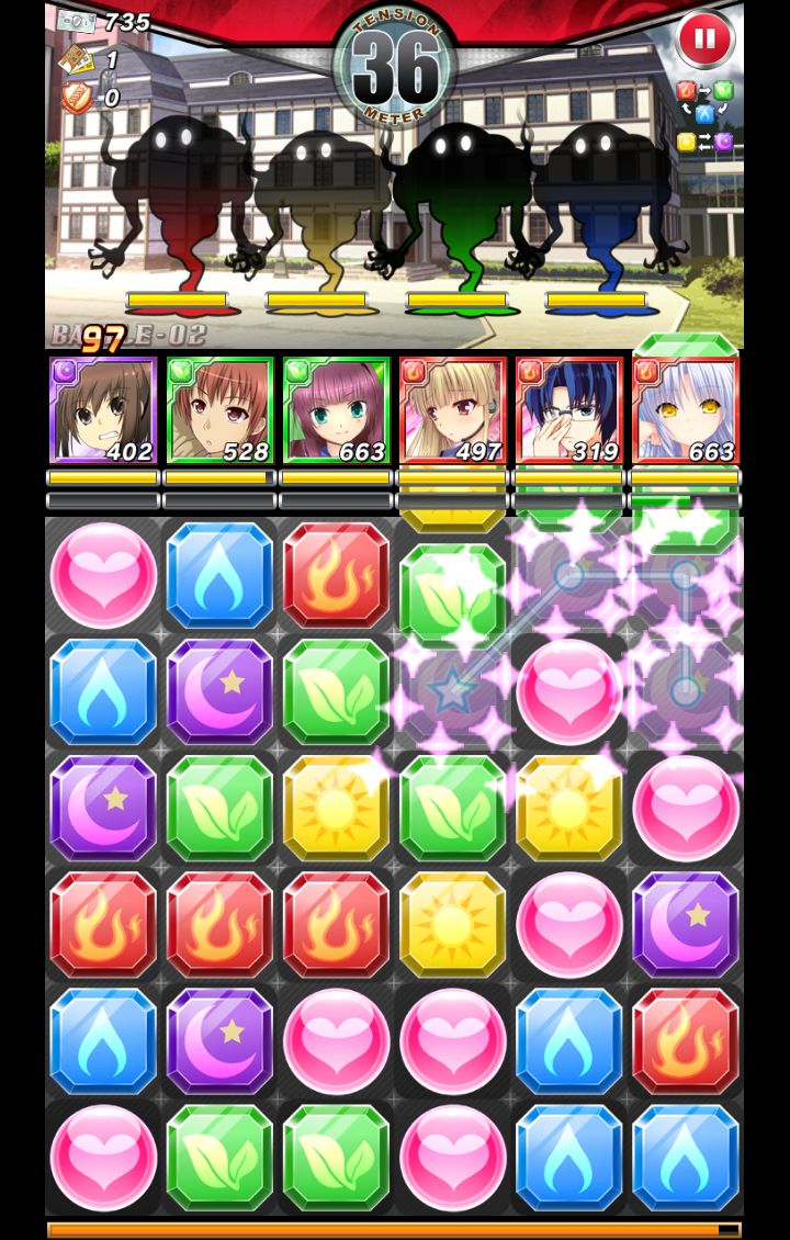 androidアプリ Angel Beats!-Operation Wars-攻略スクリーンショット2