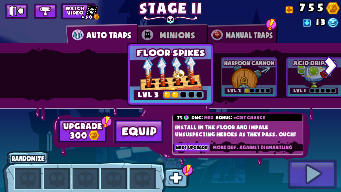 androidアプリ Castle Doombad Free-to-Slay攻略スクリーンショット1