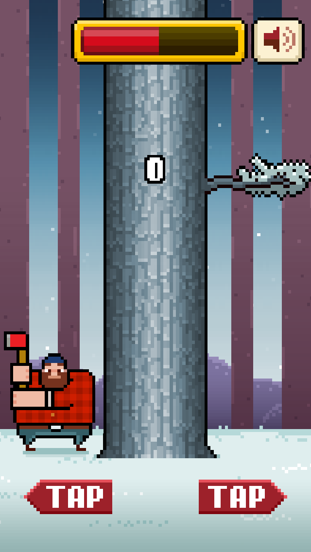 androidアプリ Timberman攻略スクリーンショット2