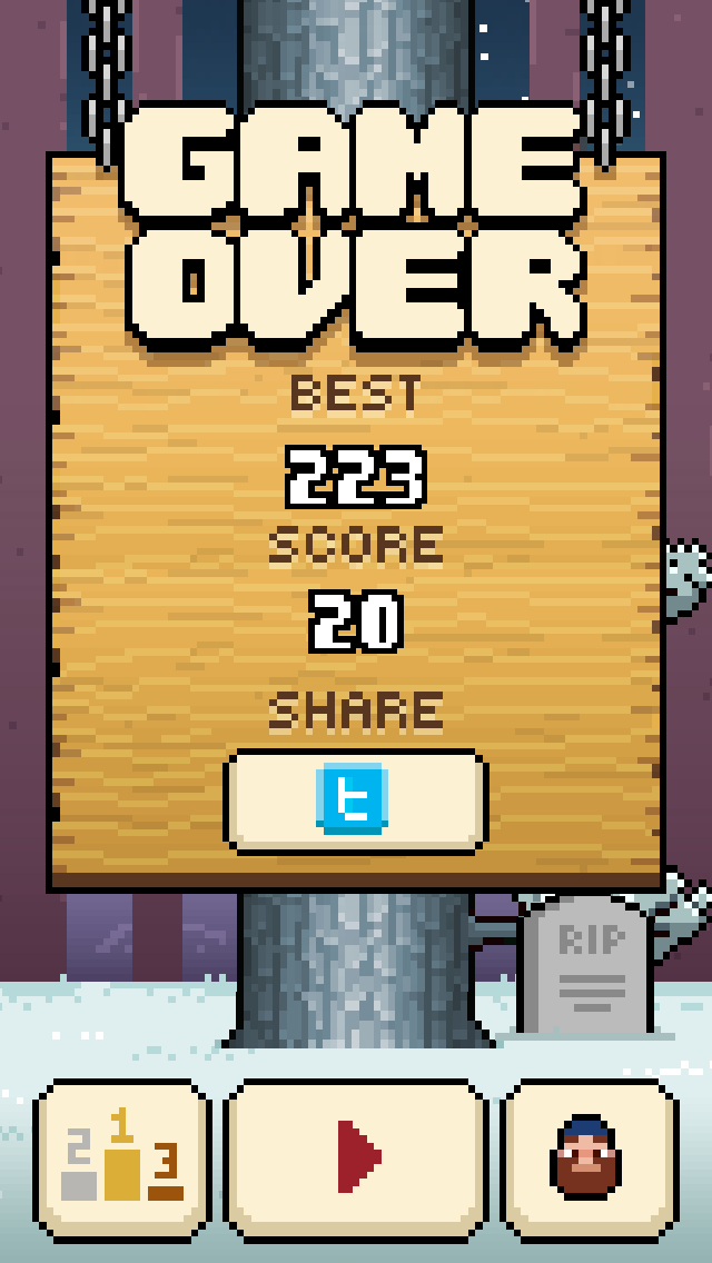 androidアプリ Timberman攻略スクリーンショット6