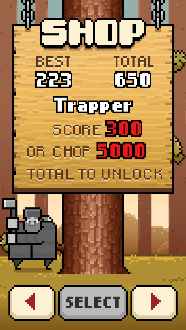 androidアプリ Timberman攻略スクリーンショット7