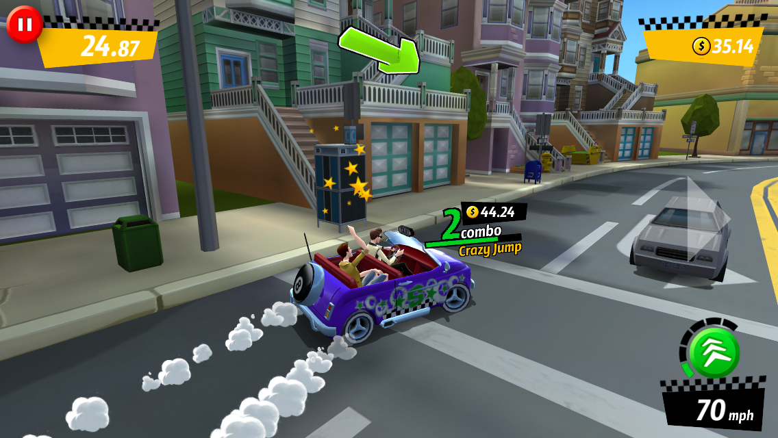 androidアプリ Crazy Taxi™: City Rush攻略スクリーンショット3