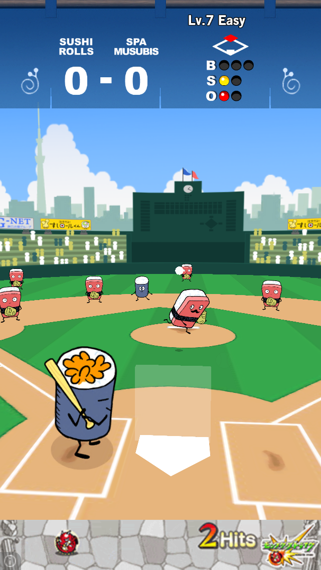 9回裏だよ！すしロールくん androidアプリスクリーンショット2