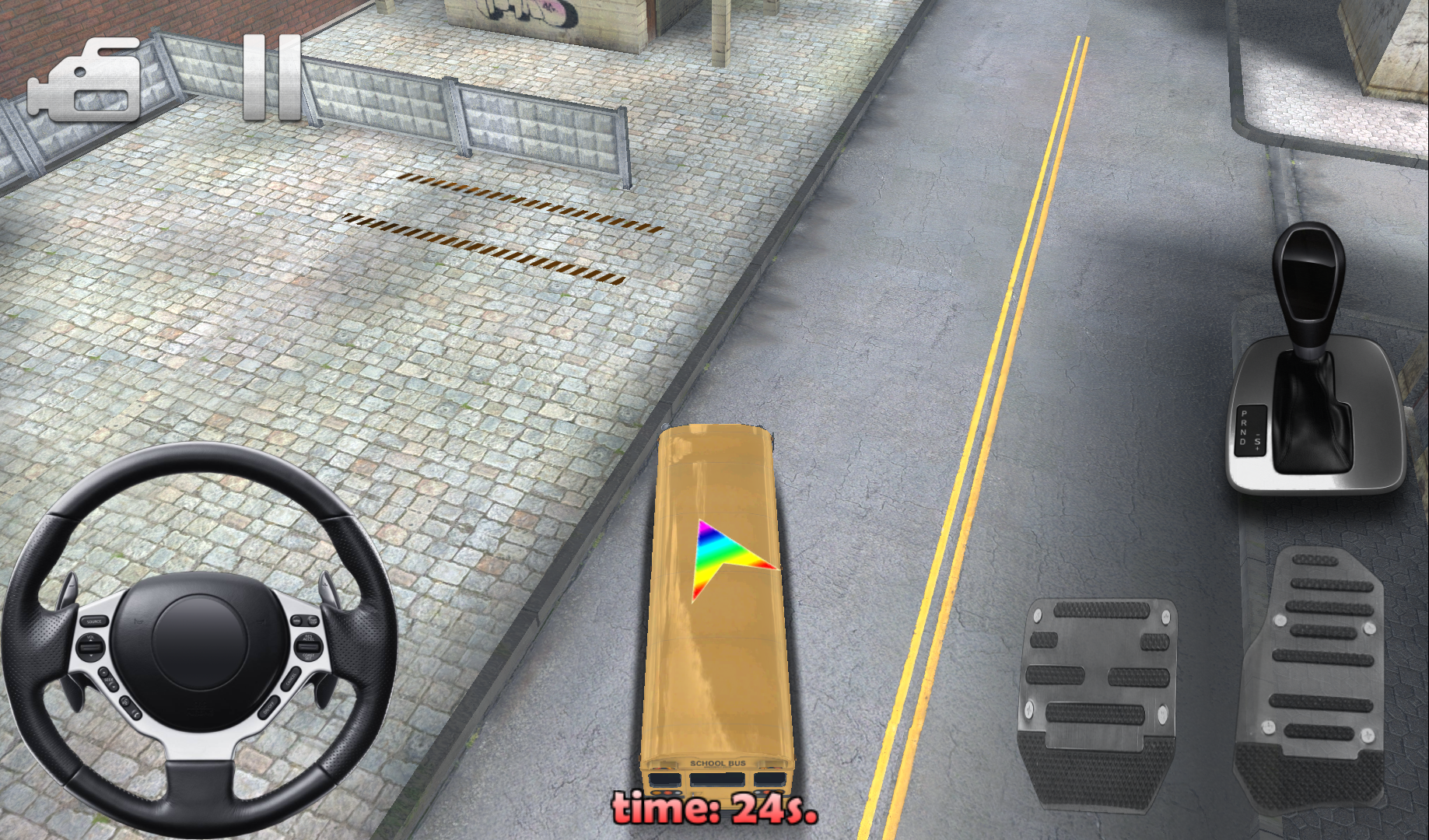市スクールバスの運転手の3D androidアプリスクリーンショット3