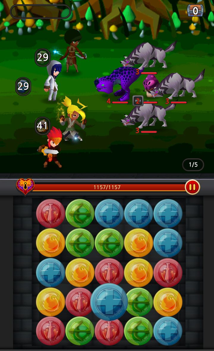 androidアプリ ダンジョンハーツブリッツ攻略スクリーンショット2
