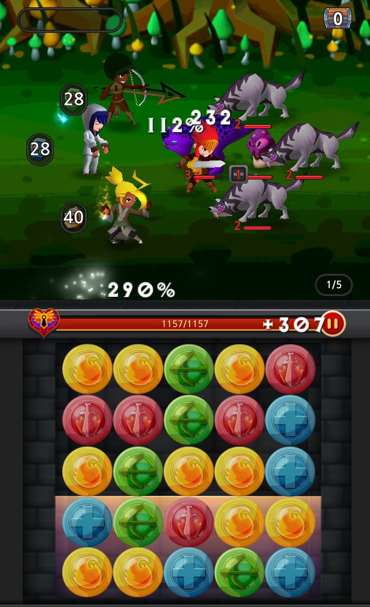 androidアプリ ダンジョンハーツブリッツ攻略スクリーンショット3