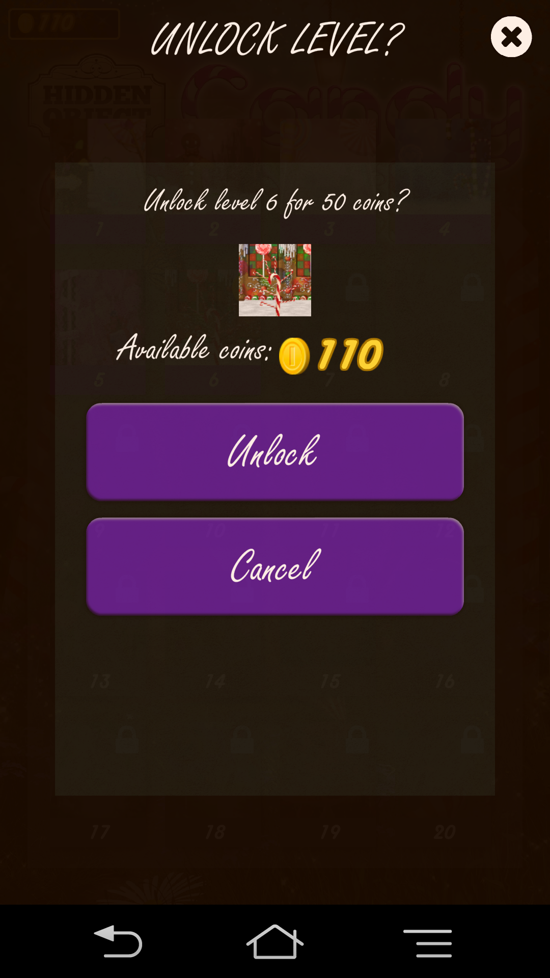 androidアプリ Hidden Object - Candy Crunch攻略スクリーンショット2