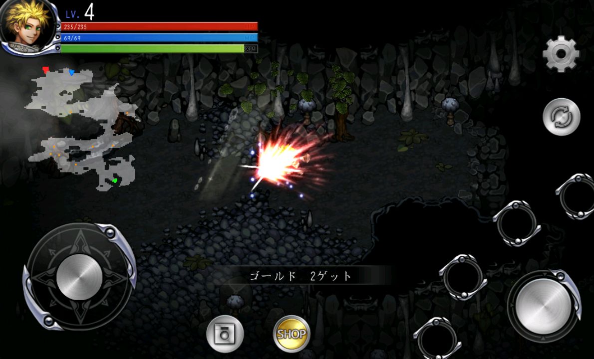 androidアプリ マスター・オブ・ダンジョン攻略スクリーンショット3
