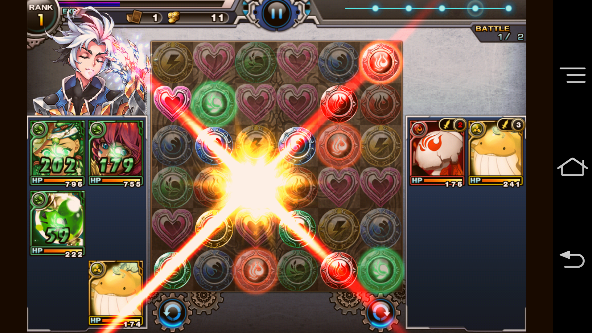 混沌のミッドランド ～Puzzle Monster～ androidアプリスクリーンショット2