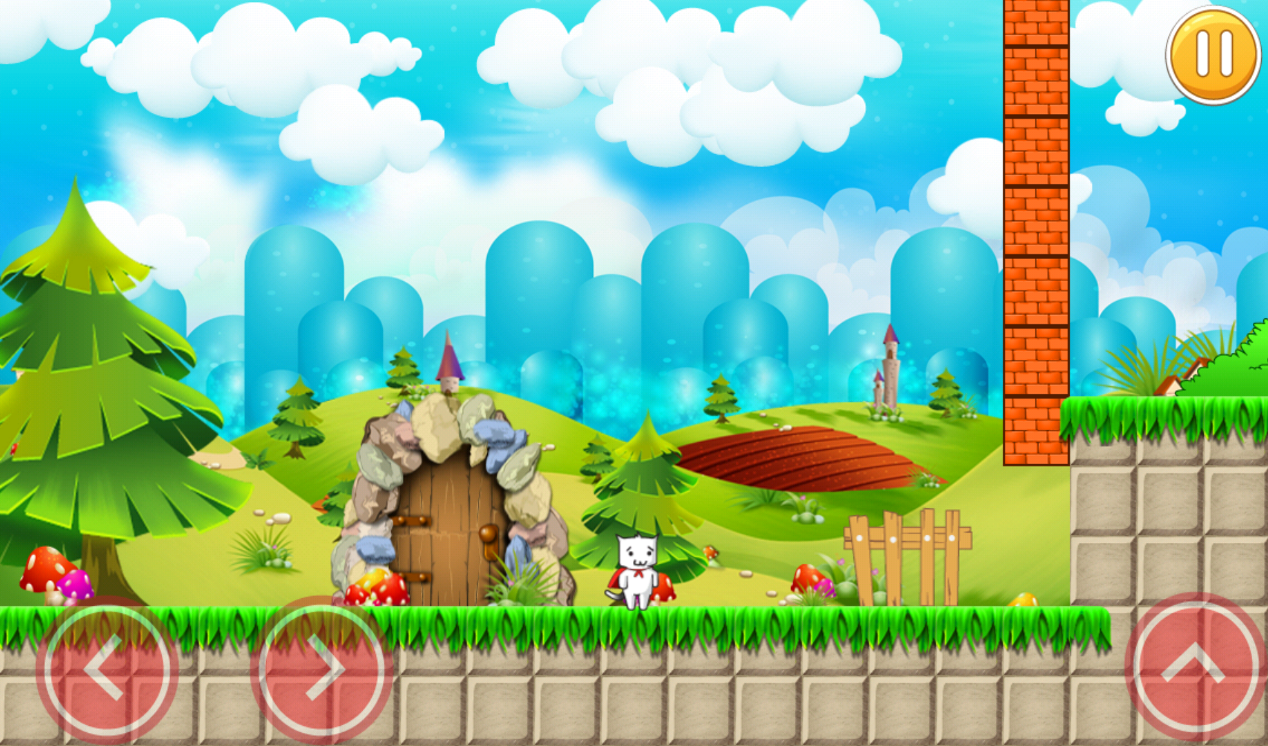 androidアプリ Super Kitty World攻略スクリーンショット2