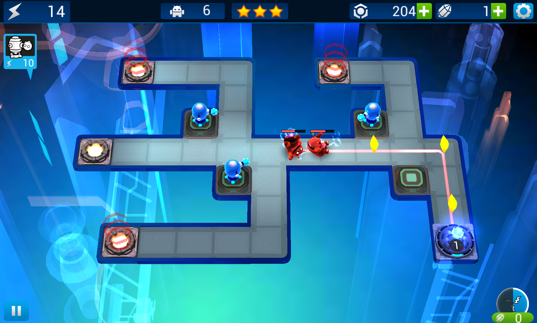 androidアプリ The Bot Squad: Puzzle Battles攻略スクリーンショット5