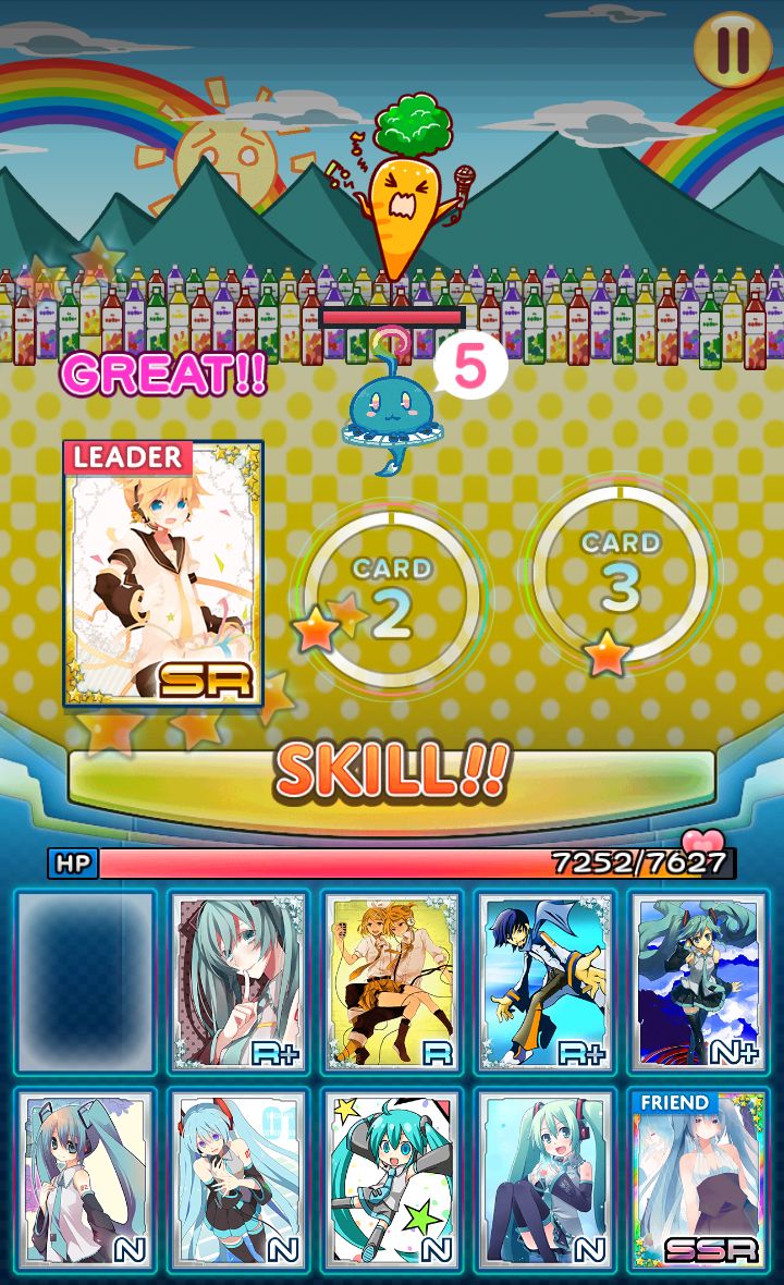 androidアプリ 初音ミクぐらふぃコレクション なぞの音楽すい星攻略スクリーンショット3