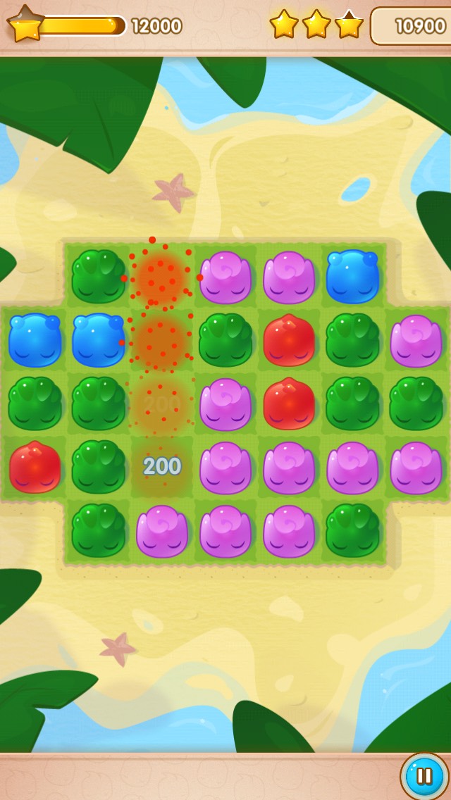 androidアプリ Jelly Splash攻略スクリーンショット1