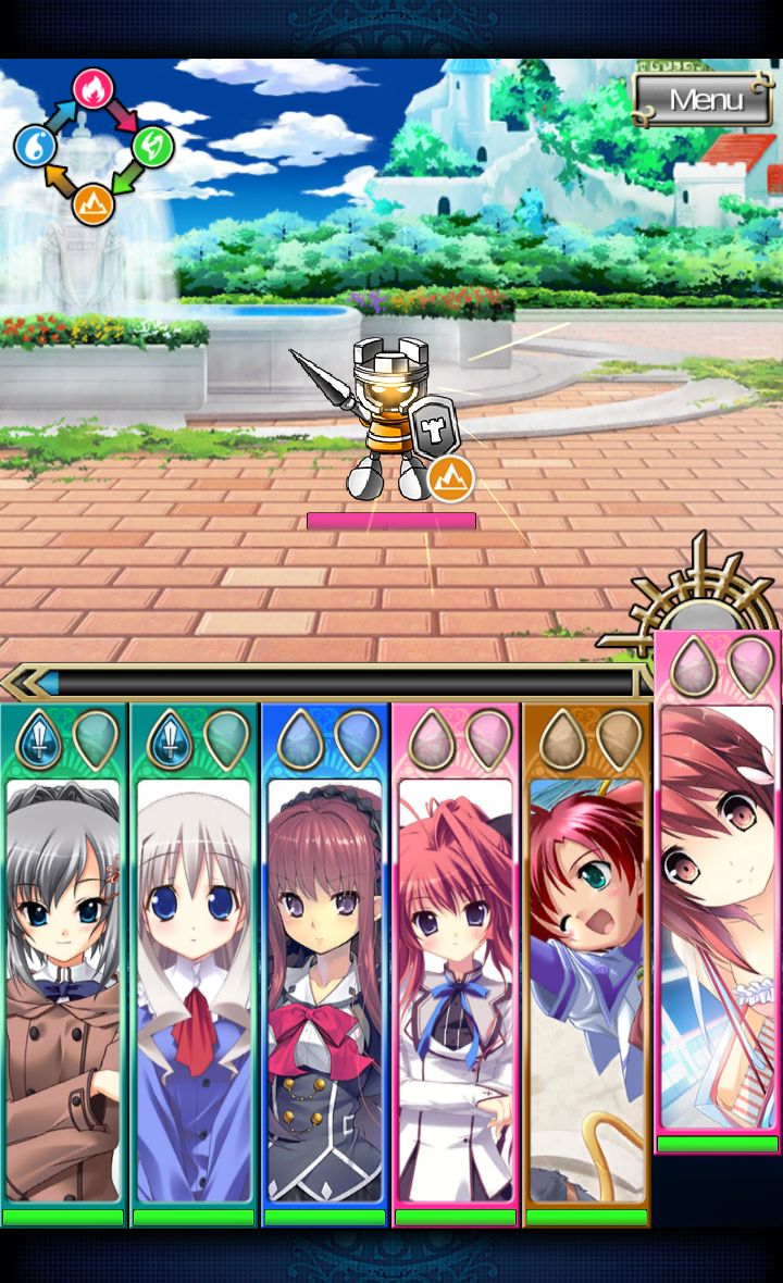 androidアプリ メガミエンゲイジ!クエスト攻略スクリーンショット2