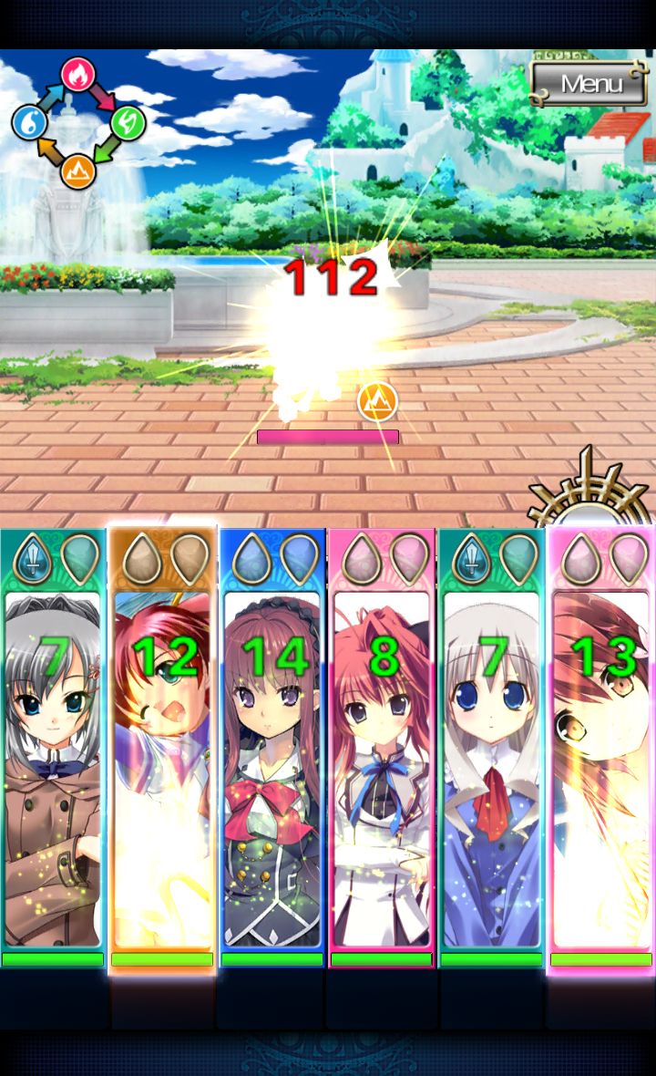 メガミエンゲイジ！クエスト androidアプリスクリーンショット1