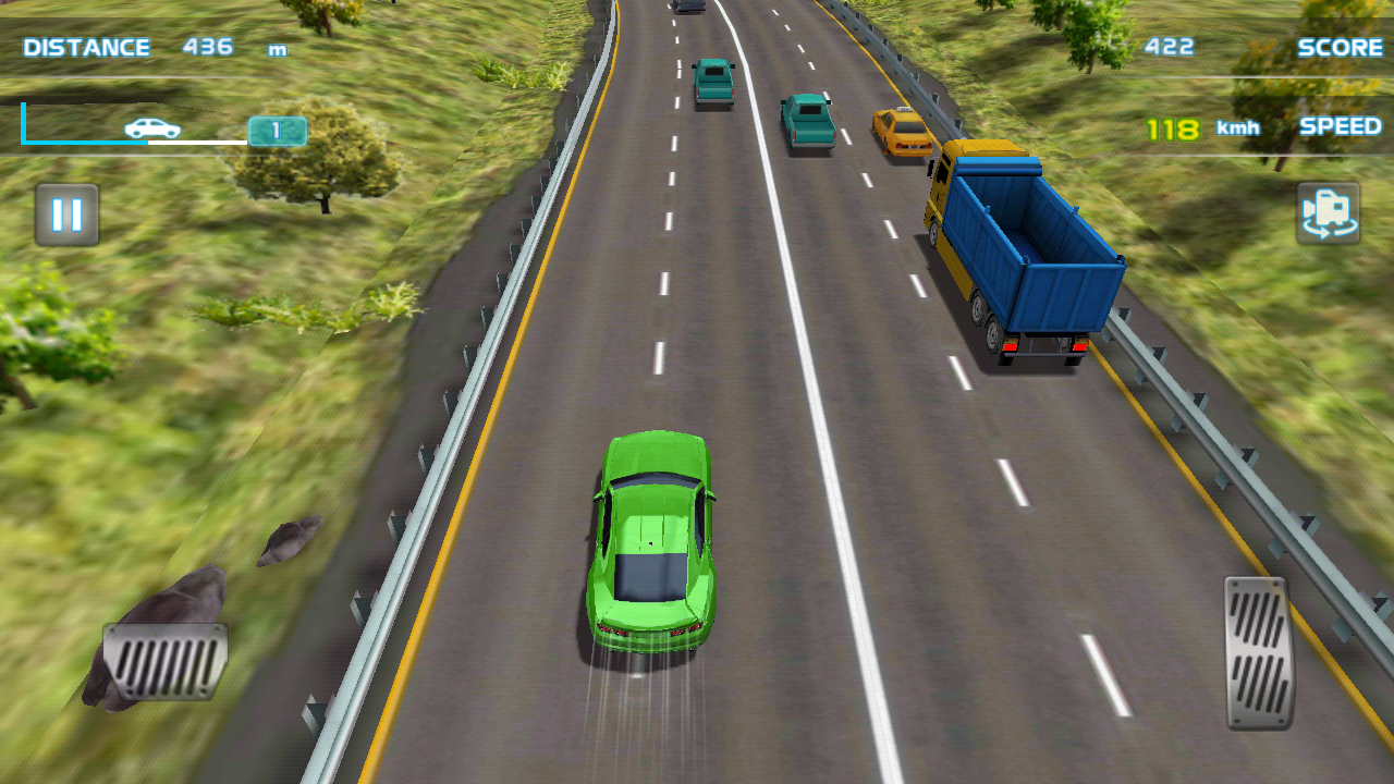 ターボレーシング3D - Turbo Racing androidアプリスクリーンショット1