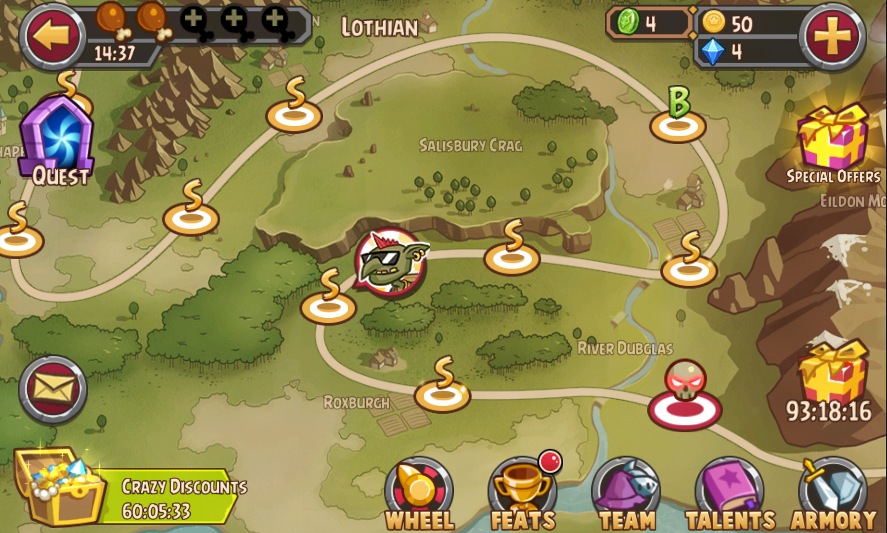 androidアプリ Pocket Heroes攻略スクリーンショット4