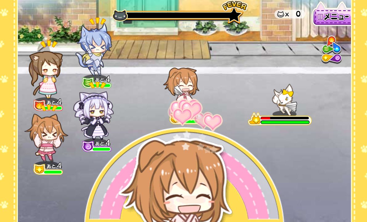 androidアプリ 猫耳さばいばー!攻略スクリーンショット2
