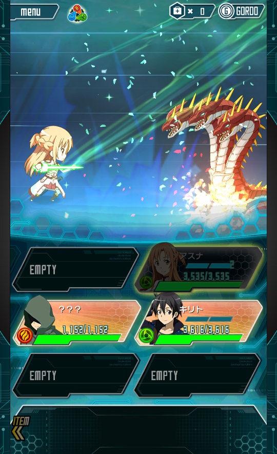 androidアプリ ソードアート・オンライン コード・レジスタ攻略スクリーンショット4