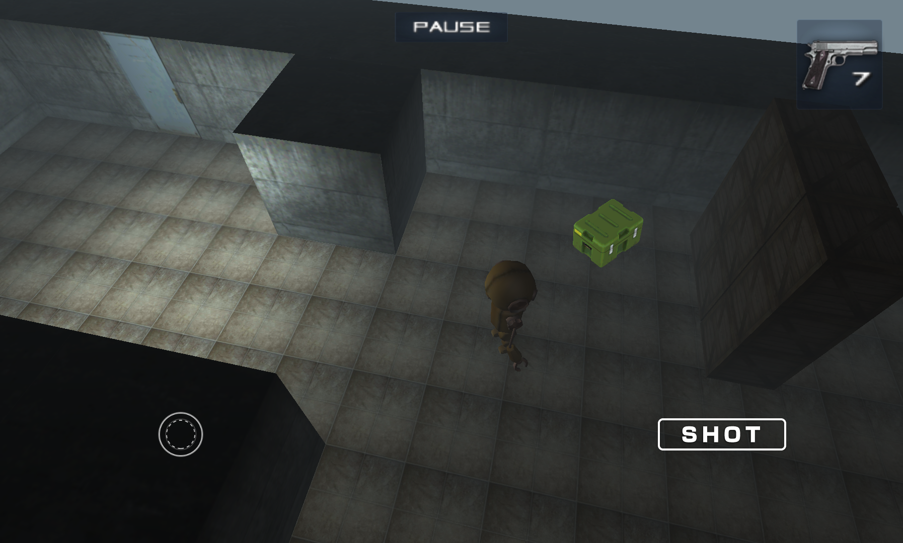 androidアプリ ZOMBIES IN THE DARK MAZE攻略スクリーンショット1
